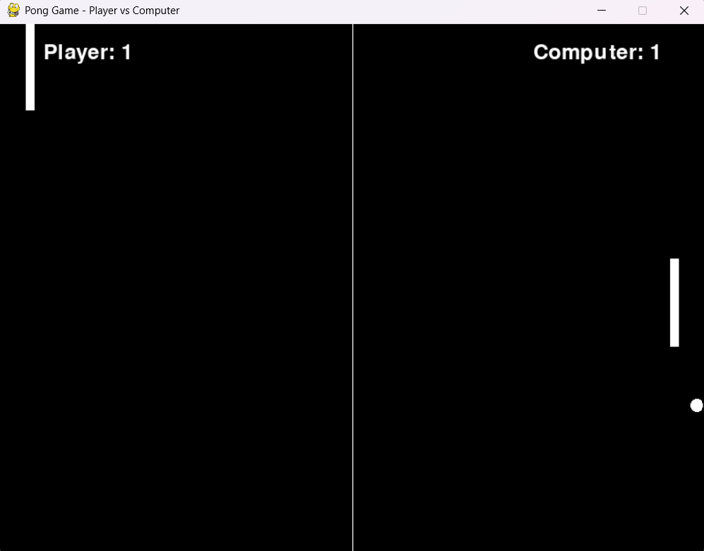 Pong Game screenshot
